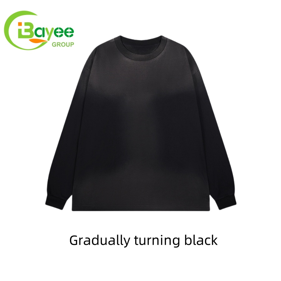 gradually turning black