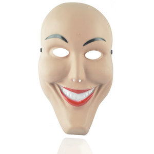 Masque de gros pour amoureux des visages souriants, inspiré des films et séries d'<span class=keywords><strong>horreur</strong></span> d'Halloween, avec motif de plan de décontamination humaine - Product Image 3