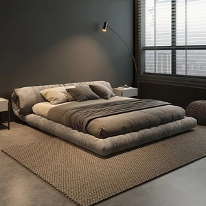 Conception de rouleau de <span class=keywords><strong>lit</strong></span> en tissu <span class=keywords><strong>à</strong></span> technologie simple <span class=keywords><strong>Lit</strong></span> japonais wabi-sabi wind <span class=keywords><strong>double</strong></span> tatami au sol - Product Image 2