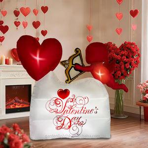 Giant <b>Valentine's</b> Day Cupid Inflatable Heart Light LED IP44 Waterproof Outdoor Indoor Wedding Anniversary Love Theme Party <b>Decor</b> - Product Image 3