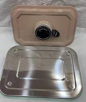 Magnifique Plat Isotherme Brillant 6L Doré à Motifs Botaniques pour Traiteur, Événements et Fêtes – Maintien au Chaud ou au Froid des Aliments