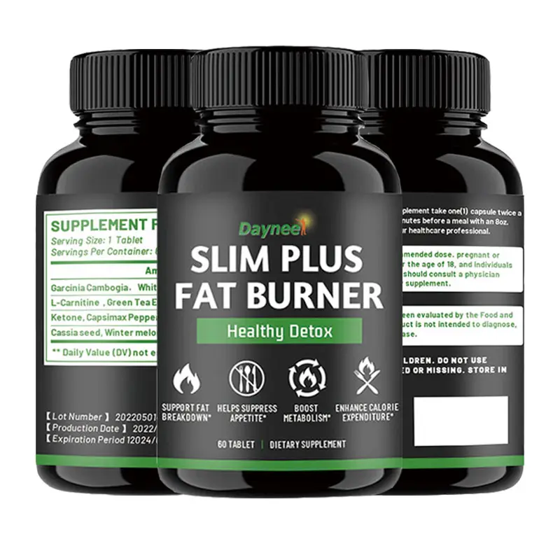 Grosir tablet detoks pembakar lemak, pil detoks herbal organik untuk penurun berat badan Plus pembakar lemak