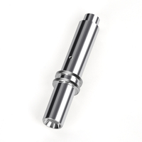 Goupille de guidage / Goupille de positionnement en acier inoxydable usinée CNC avec bride