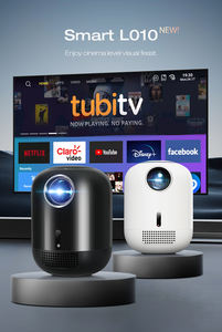 Nouvelle <span class=keywords><strong>sortie</strong></span> : projecteur portable ultra-léger 1080P 4K Ultra HD LED avec haut-parleurs intégrés, Android 11, pour le camping et les films - Product Image 2