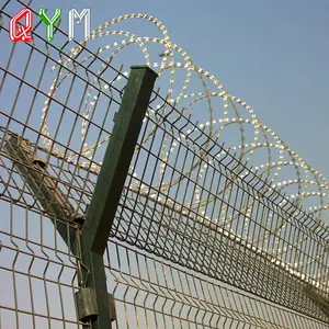 Hoge Veiligheid Luchthaven Hek Draad met Prikkeldraad Razor Wire