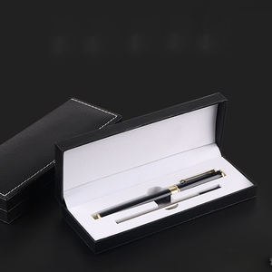 Nuevo Bolígrafo de Tinta de Gel Negro Metálico con Logotipo Personalizado - Product Image 5