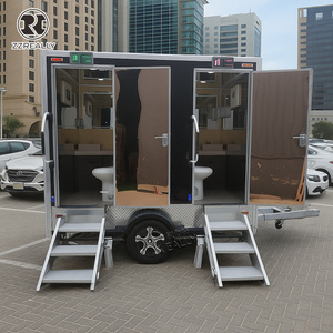 Baño Portátil Público para Adultos para Eventos de Campamento 2026, Remolque de Baño Móvil con Ducha - Product Image 2