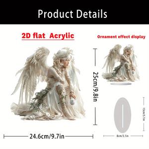 Boule de cristal transfrontalière magnifique, ange, en acrylique, enseignes, ornements de bureau inspirants, décoration de la maison, cadeau, style américain - Product Image 5
