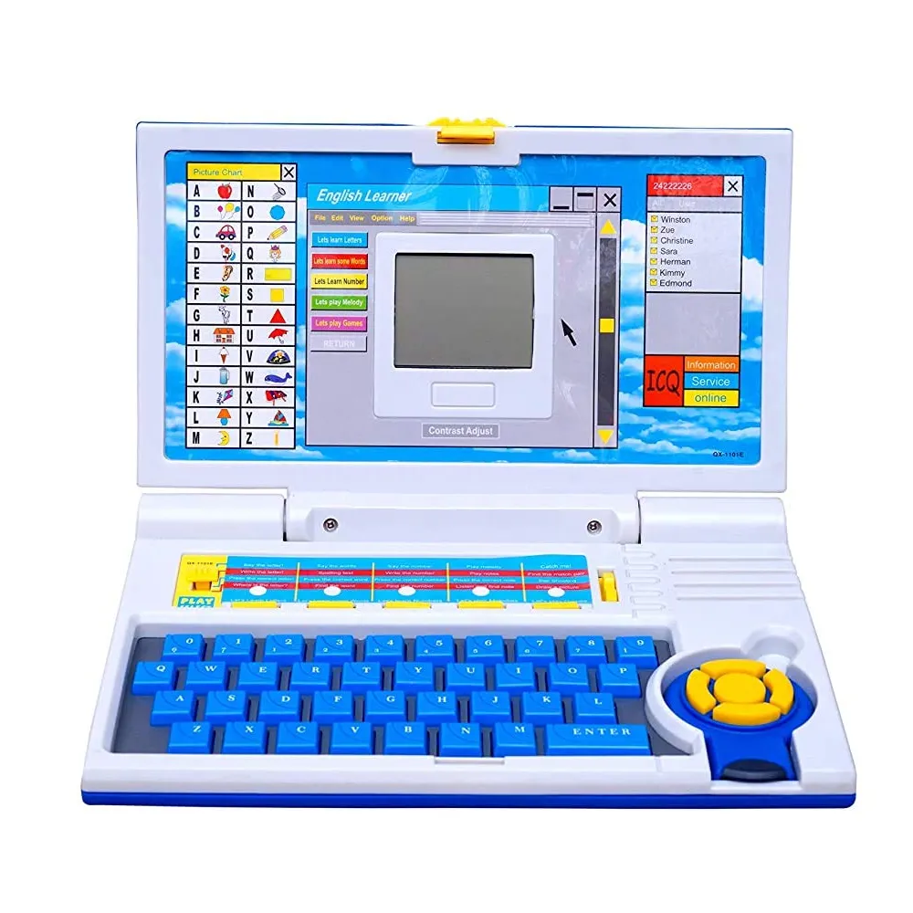 Intelligente Leermachine Laptop Kinderen Computer Muis Controle Oplaadbare Educatieve Speelgoed Computer Voor Kinderen
