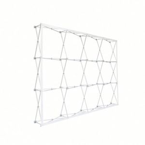 Custom Exhibition Tension Fabric Pop up Display 8ft Stretch Step and <b>Repeat</b> Trade Show Exhibit Booth - Product Image 4