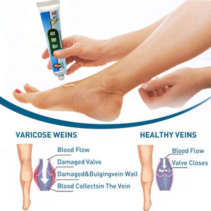 1 Stück 20g Krampfadern Creme Vaskulitis Phle bitis Oberschenkel Besen reiser Salbe Schmerz Pflaster Hautpflege Vene Swell Schmerz - Product Image 3