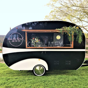 China Personalizado Snack Cart Food Truck Food Cart Remolque de camión de comida de acero inoxidable - Product Image 1