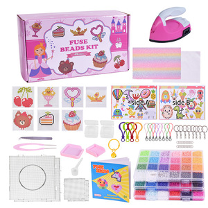Kit de Perles Thermocollantes Mini DIY 2,6 mm, Coffret de Perles Colorées avec Planche à Perles, Pince à Perles, Papier Thermocollant, Jouet Éducatif Fait Main, Cadeau - Product Image 4