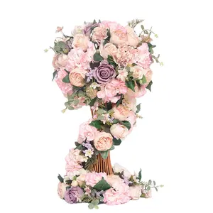 Retro style table centerpiece ball shape flower decoration flowers that look like balls