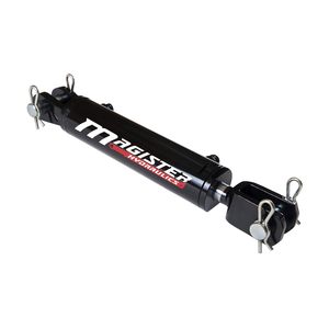Magister Hydraulics Vérin hydraulique noir robuste, actionneur linéaire à accroche parallèle, amortisseur, alésage 10 mm, course 300-400 mm pour - Product Image 1