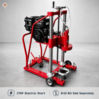 Suministro Directo de Fábrica: Taladro Perforador Vertical HZ-20A con Arranque Eléctrico y Alimentación Automática para Concreto y Asfalto, Certificado CE ISO, Motor de 17 HP