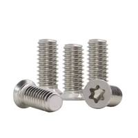 Vis métriques GB2673 en acier inoxydable 304 316 à tête fraisée Torx, filetage standard, fixations résistantes à la corrosion