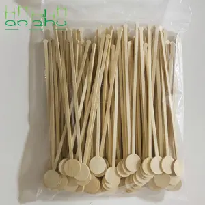 Çevre dostu fabrika doğrudan satış fiyatı tek kullanımlık bambu ahşap kahve karıştırıcı çubukları