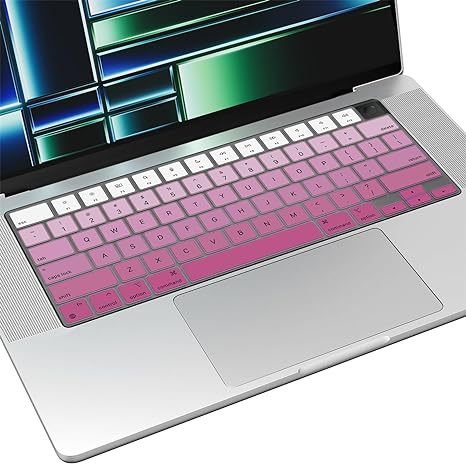 High-Quality Clear Silicone MacBook Keyboard Protector Cover Case for MacBook Pro 14" 16"/MacBook Air 15.3" 13.6"
