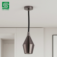 Support de lampe vintage en métal, douille de lampe suspendue E27