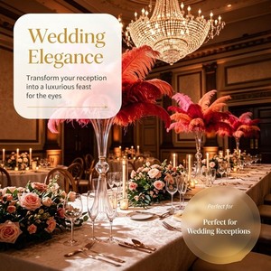 Décoration de mariage Cristal acrylique transparent Support de fleurs de mariage Pièce centrale pour table de mariage - Product Image 6