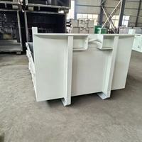 Conteneur de recyclage de ferraille empilable à crochet, bac de gestion des déchets à crochet, bac de récupération pour le transport