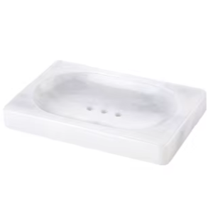 Jabonera de Mármol Blanco Jade Natural Premium con Orificio de Drenaje para Baño de Hotel de Lujo, Villa, <span class=keywords><strong>Ducha</strong></span>, Almacenamiento y Decoración - Product Image 5