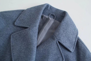 MYST & ZA mujer 2024 invierno nueva moda temperamento viaje solapa manga larga abrigo suelto chaqueta 3046293 - Product Image 3