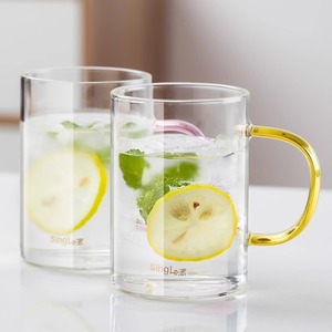 Porte-gobelets Golden Rabbit avec poignée, ensemble de six pièces pour accessoires d'armoires de cuisine, support pour gobelets de couleur unie - Product Image 3