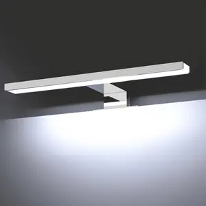 5w 600mm para montaje en pared de aluminio abs baño vanidad construido en conductor led lámpara de espejo