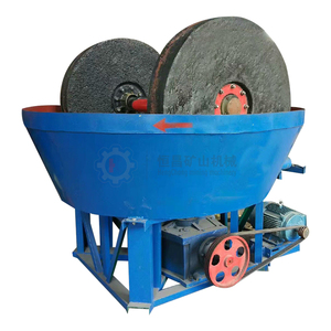 Arfica רוק זהב עיבוד צמח אנכי זהב עפרות שחיקה אבן מטחנת 1600 דגם כפול רולר רטוב פאן זהב טחנת מכונה - Product Image 1
