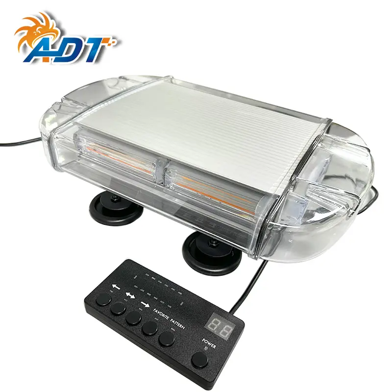 Adt Auto Noodstang 24W 48W 88W Amber Rood Blauw 17 Flitsknooppunten Herstel Led Waarschuwing Stroboscoop Licht