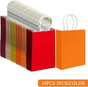 Bolsa de Papel Kraft de Bajo Precio, Bolsa de Papel Kraft con Logotipo Personalizado, Bolsa de Papel Kraft de Buena Calidad y Económica para Regalos y Compras - Product Image 4