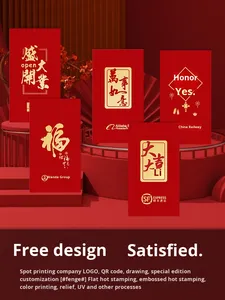 Túi đựng tiền mừng Tết Nguyên đán, in ấn tùy chỉnh, phong bì đỏ đám cưới, phong bì giấy doanh nghiệp, túi đựng tiền Hari Raya - Product Image 2