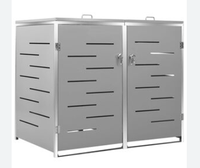Couvercle de poubelles Couvercle anti-poussière en PVC robuste pour boîte de rangement de poubelles intérieures et extérieures pour organisateur de poubelle extérieure