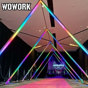 WOWORK - Arco de Fondo Gigante RGB de Neón con Luces LED para Decoración de Pasillos de Boda - Product Image 3