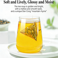 Vente directe usine Thé Oolong certifié ISO 160g 50 sachets triangulaires 3,2g chacun Formule naturelle à base de plantes Emballage en boîte Sachet MOQ 1