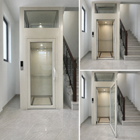 Ascenseur domestique extérieur compact, directement de l'usine, petit ascenseur résidentiel, ascenseur extérieur personnalisé pour villa, ascenseur de passagers
