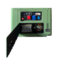 Ferngesteuerter Leiser Dieselgenerator 5KW 10KW 12KW 110/220/380V Mobiler 5000 Watt Dieselgenerator 10kVA Stromerzeuger