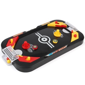 Mesa de Juego 2 en 1 de Futbolín y <span class=keywords><strong>Hockey</strong></span> sobre <span class=keywords><strong>Hielo</strong></span> de Plástico Grande, Tablero de Interacción Padres-Hijos para Adultos y Niños - Product Image 1