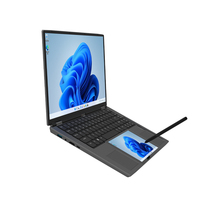 Laptop Artist Pro Intel Baru 15.6+7 Inci dengan Pengenalan Wajah Inframerah, RAM 16GB, SSD 256GB/512GB/1TB, Kamera HD, Win10