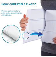 Ceinture de Soutien Abdominal et Lombaire – Bande de Compression Amincissante Respirante en Nylon Sans Couture pour Hommes et Femmes – 3 Panneaux 9 pouces