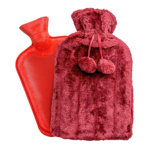 Luxury Faux Fur <b>Hot</b> Water Bottle Cover for 2l Rubber Medical <b>Hot</b> Water Bag for Pain Relief - Product Image 1