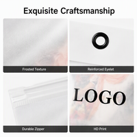 Étiquettes suspendues personnalisées pour vêtements de mode, avec logo sur mesure, givrées et translucides, pour boutiques élégantes et minimalistes