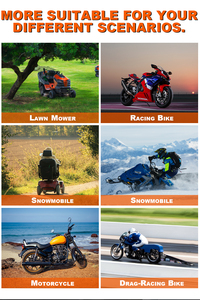 12.8v 3Ah超大容量LiFePO4オートバイバイクスターターバッテリーリチウムバッテリーより長い寿命 - Product Image 6