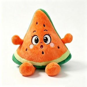 Peluche de sandía personalizado, peluche de rebanada de sandía, peluche de fruta, lindo peluche de sandía - Product Image 5