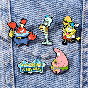 Yini Cartoon Oceaan Karakter Zinklegering Pinnen-Levendige Cartoon Badge, Duurzame Verzamelobjecten Voor Cartoon Fans, Ideaal Geschenk En Decoratie - Product Image 3