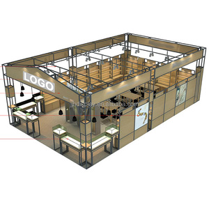 Đồ trang sức kiosk thiết kế EXPO biểu tượng tùy chỉnh tường triển lãm Showcase đồ trang sức hiển thị là viết tắt của cửa hàng đồ trang sức thời trang cửa hàng tủ - Product Image 1