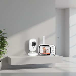 กล้องวงจรปิด Anicebb ABM600 720P HD พร้อมระบบสื่อสารสองทาง ตรวจ<span class=keywords><strong>จ</strong></span>ับเสียง มองเห็นในเวลากลางคืน หน้า<span class=keywords><strong>จ</strong></span>อ 3.5 นิ้ว 2.4GHz ราคาประหยัด - Product Image 1