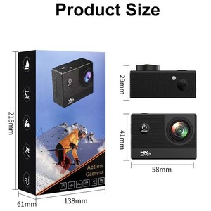 กล้องแอคชั่น30FPS ระบบ Wi-Fi 4K V3ถ่ายภาพอัจฉริยะระบบป้องกันภาพสั่นไหว - Product Image 5
